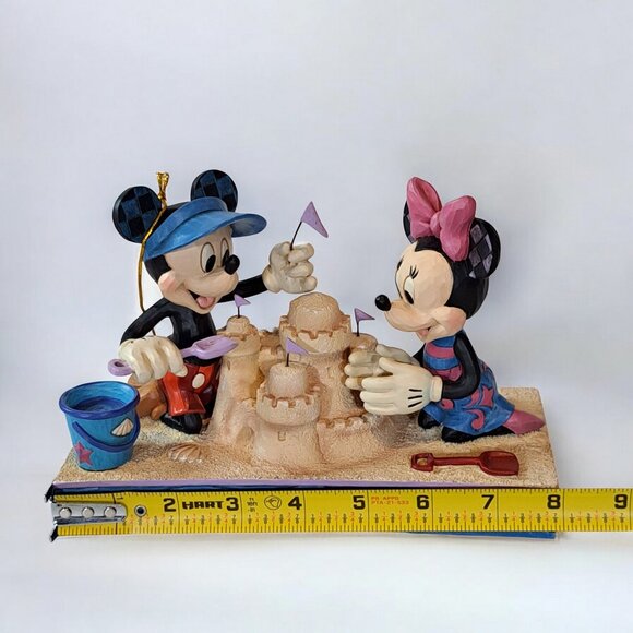 Jim Shore Disney Showcase Enesco “Seaside Sweethearts” Mickey & Minnie Figurine - Picture 10 of 13